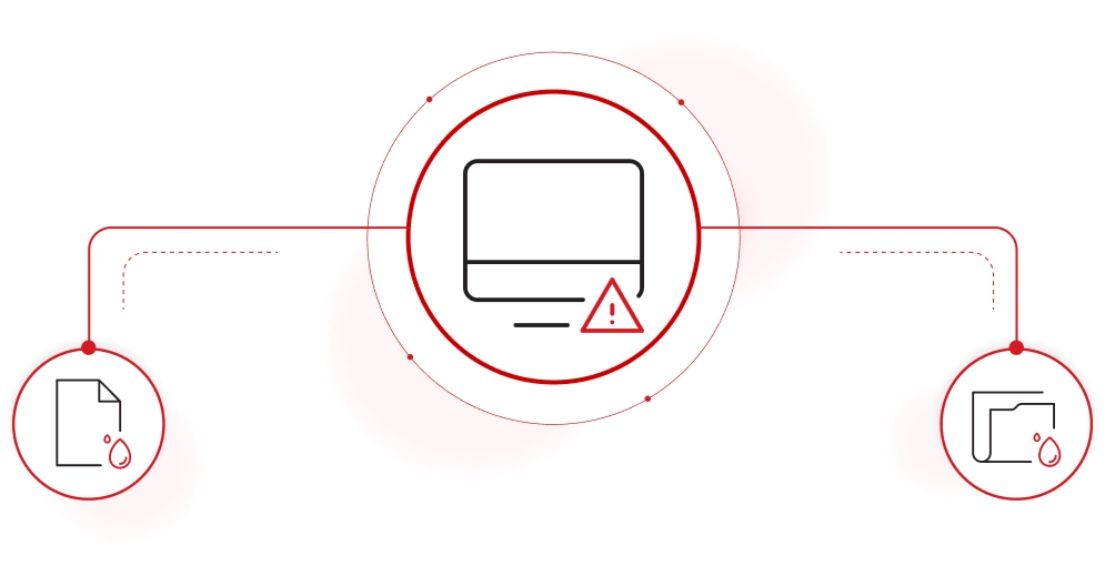 Illustration of Data Leak.