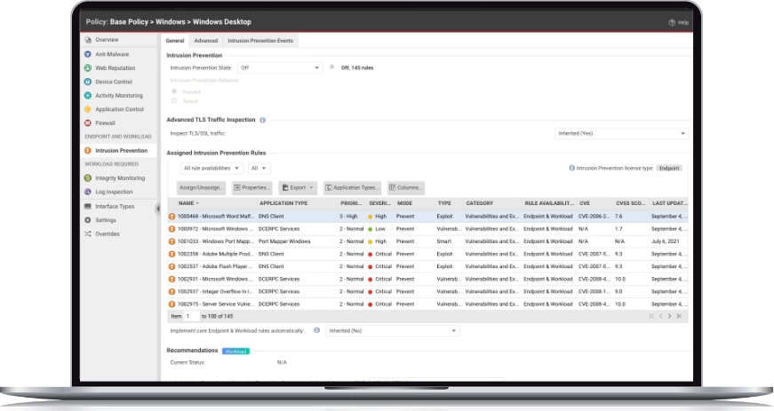 Endpoint Security Console