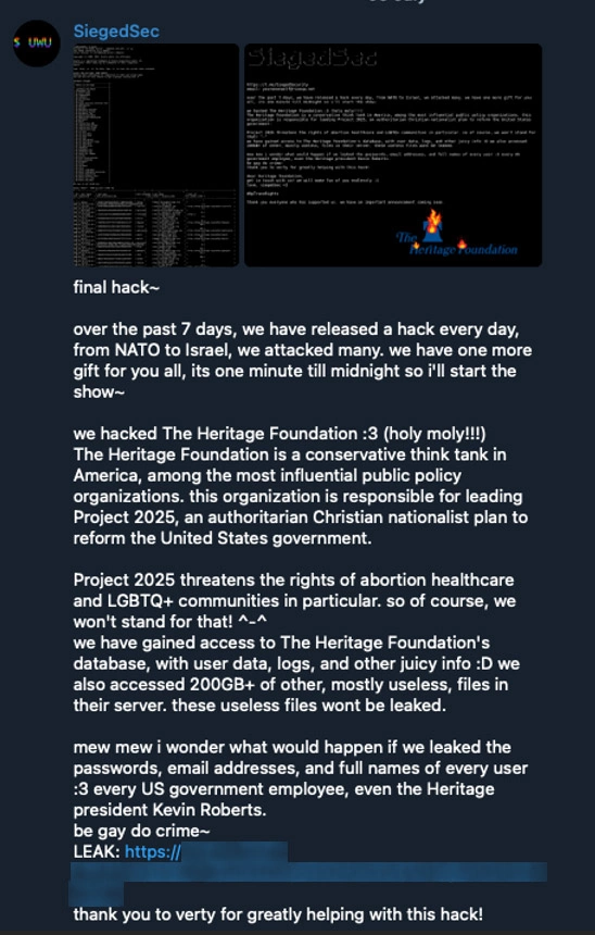 Political motivates hacktivists 